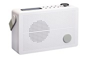 DAB & Wekkerradio - Lenco PDR-030WH - Portable DAB+/FM radio with alarm function - White - DAB/DAB+/FM - Mono - PDR-030WH