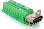 Kabels - diversen - DeLOCK Adapter HDMI female > Terminal Block 20pin - 65168