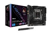 Moederbord - ASRock B760I PG LIGHTNING WIFI Moederbord - Intel B760 - Intel LGA1700 - DDR5 RAM - Mini-ITX *DEMO* - 90-MXBNN0-A0UAYZ