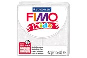 Hobby artikelen - Fimo Mod. clay FIMO kids white glitter - 78534