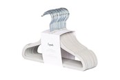 Kinderkamer - 3 Sprouts - Velor Hanger 15 pcs Grey - IHVGRY-15