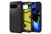Mobiel - Covers & Cases - Spigen Tough Armor - black - Google Pixel 9 Pro/Pixel 9 - ACS07692