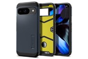 Mobiel - Covers & Cases - Spigen Tough Armor - metal slate - Google Pixel 9 Pro/Pixel 9 - ACS07693