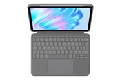 Toetsenbord - Logitech Combo Touch for iPad Air 11" (M2) & iPad Air (5th gen) - Oxford Grey - Keyboard and folio case - Engels (VK) - Grijs - 920-012635