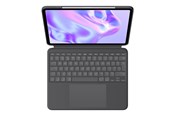 Toetsenbord - Logitech Combo Touch for iPad Pro 13" (M4) - Graphite - Keyboard and folio case - Engels (VK) - Grijs - 920-012669