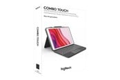 Toetsenbord - Logitech Combo Touch for iPad Pro 11" (M4) & iPad Pro 11" Gen 1/2/3/4 - Graphite - Keyboard and folio case - Engels (US international) - Grijs - 920-012831