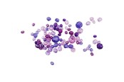 Creatief spelen - Creativ Company Faceted Beads Mix Purple 45 grams - 618831