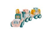 Speelgoed voor baby's - Abrick Animal Train with Building Blocks 51 pcs. - 7918