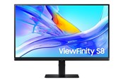 Scherm - 27" Samsung ViewFinity S8 S27D800UAU - 3840x2160 (4K) - 60Hz - IPS - 90W USB-C - KVM switch - LS27D800UAUXEN