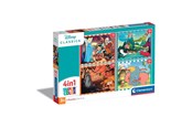 Puzzels - Clementoni Jigsaw Puzzle 4in1 Disney Animals Vloer - 21523
