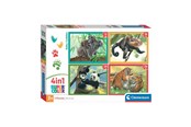 Puzzels - Clementoni Jigsaw Puzzle 4in1 Baby Cuddles Vloer - 21532
