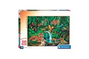 Puzzels - Clementoni Jigsaw Puzzle Super Color The Jungle Retreat 300pcs. Vloer - 21721