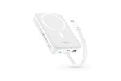 Powerbank - Baseus Magnetic Mini 10000mAh 20W MagSafe (White) Powerbank - Wit - 10000 mAh - P1002210B223-00