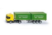Speelgoedauto - SIKU 1:50 Truck With Containers - 313-3921