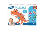 Puzzels - Educa Baby Puzzles 5 pcs Dinosaurs - 80-18873