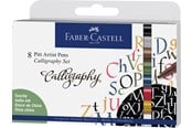 Schrijf- en tekengerei - Faber-Castell India ink Pitt Artist Pen Calligraphy 8x - 167508