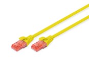 Netwerk - kabel - DIGITUS CAT 6 U-UTP Patch Cord - 3m - Geel - 3m - DK-1617-030/Y
