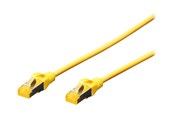 Netwerk - kabel - DIGITUS Professional patch cable - 25 cm - yellow - Geel - 0.25m - DK-1644-A-0025/Y