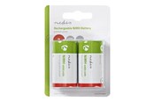 Batterij - Nedis BANM40HR202B battery - 2 x D - NiMH - BANM40HR202B