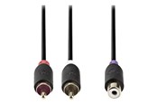 Audiokabel - Nedis audio cable - 20 cm - CABW24020AT02