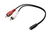 Audiokabel - Nedis audio cable - 20 cm - CAGB22255BK02
