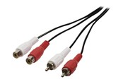 Audiokabel - Nedis audio extension cable - 2 m - CAGB24205BK20