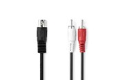 Audiokabel - Nedis CAGL20200BK10 audio cable - CAGL20200BK10