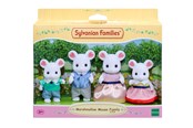 Pop, teddybeer en materiaal - Sylvanian Families Marshmallow Mouse Family - 5308