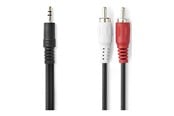 Audiokabel - Nedis audio cable - 1.5 m - CAGL22200BK15