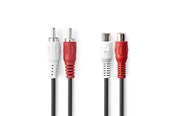 Audiokabel - Nedis CAGL24205BK20 audio cable - CAGL24205BK20