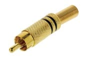 Beelscherm- en tv-kabel - Nedis audio connector - CAGP24900BK