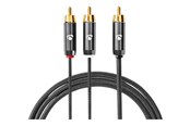 Audiokabel - Nedis subwoofer cable - 3 m - CATB24000GY30