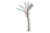 Netwerk - kabel - Nedis CCBG8538GY100S networking cable - Grijs - 100m - CCBG8538GY100S