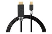 Beelscherm- en tv-kabel - Nedis adapter cable - Mini DisplayPort / HDMI - 2 m - CCBW37604AT20