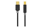 USB-kabel - Nedis - USB cable - USB to USB Type B - 1 m - CCBW60100AT10