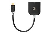 Beelscherm- en tv-kabel - Nedis USB-C 3.1 Adapter Cable - USB / VGA adapter - 24 pin USB-C to HD-15 (VGA) - 20 cm - CCBW64852AT02