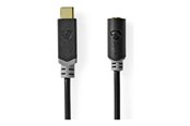 USB-kabel - Nedis USB-C to headphone jack adapter - 1 m - CCBW65960AT10