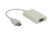 Beelscherm- en tv-kabel - Nedis adapter - HDMI / VGA - 20 cm - CCGB34900WT02