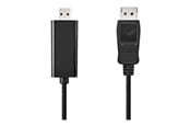 Beelscherm- en tv-kabel - Nedis adapter cable - 1 m - CCGB37100BK10