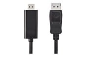 Beelscherm- en tv-kabel - Nedis adapter cable - DisplayPort / HDMI - 2 m - CCGB37100BK20