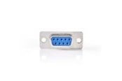 Kabels - diversen - Nedis D-Sub Chassis Mount | D-SUB 9-Pin Female | Silver | Box - CCGB52801ME
