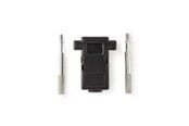 Kabels - diversen - Nedis D-Sub Connector Hood | D-SUB 9-Pin | Neutral | Nickel Plated - CCGB52890BK