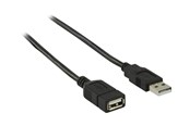 USB-kabel - Nedis - USB extension cable - USB to USB - 3 m - CCGB60010BK30