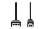 USB-kabel - Nedis - USB cable - USB to USB Type B - 2 m - CCGB60100BK10