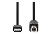 USB-kabel - Nedis - USB-C cable - 24 pin USB-C to USB Type B - 2 m - CCGB60650BK20