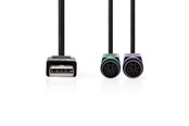 USB-kabel - Nedis CCGB60830BK03 PS/2 cable - CCGB60830BK03