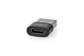 Kabels - diversen - Nedis USB-A Adapter | USB 2.0 | USB-A Male | USB-C™ Female - CCGB60920BK