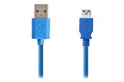 USB-kabel - Nedis - USB extension cable - USB Type A to USB Type A - 2 m - CCGB61010BU20