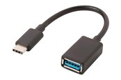 USB-kabel - Nedis - USB-C adapter - USB Type A to 24 pin USB-C - 15 cm - CCGB61710BK02