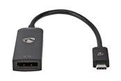 Beelscherm- en tv-kabel - Nedis - video adapter - 24 pin USB-C to DisplayPort - 20 cm - CCGB64353BK02